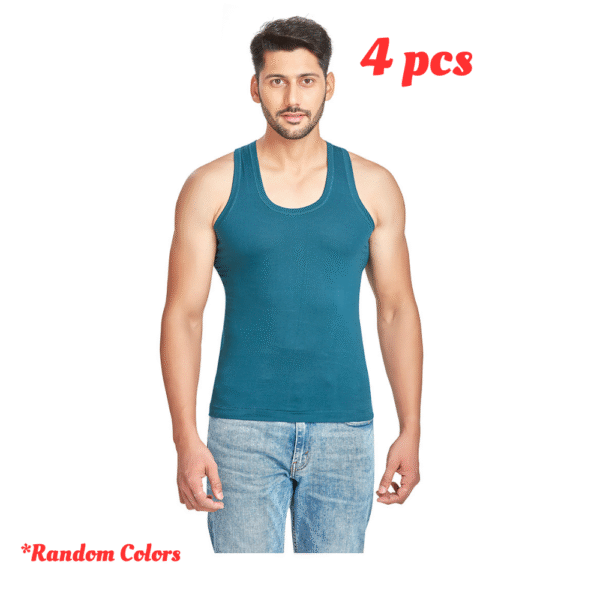 Poomex Golden Vest (Random Colors)-4 Pcs Combo