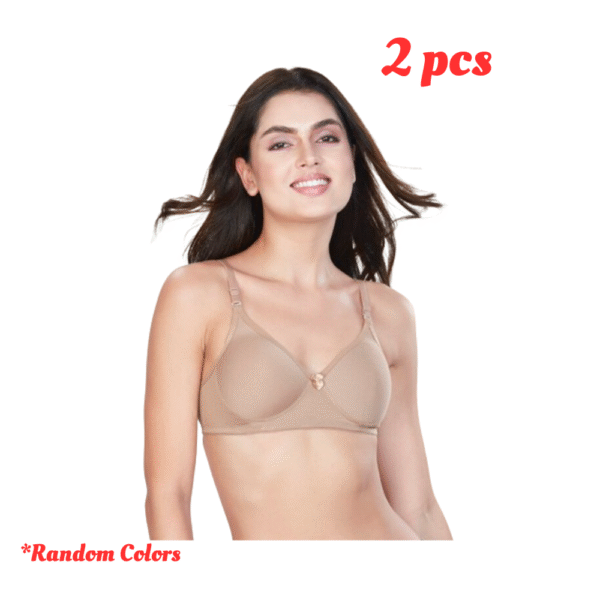 Poomex Padded Bra (Random Colors)- 2 Pcs Combo