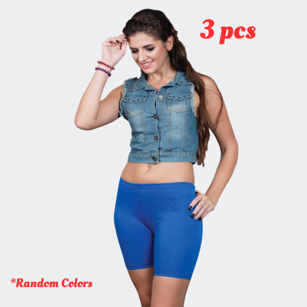 Prithvi Yoga Shorts/Tights For Girls & Women's - PACK of 3 (Random Colors)