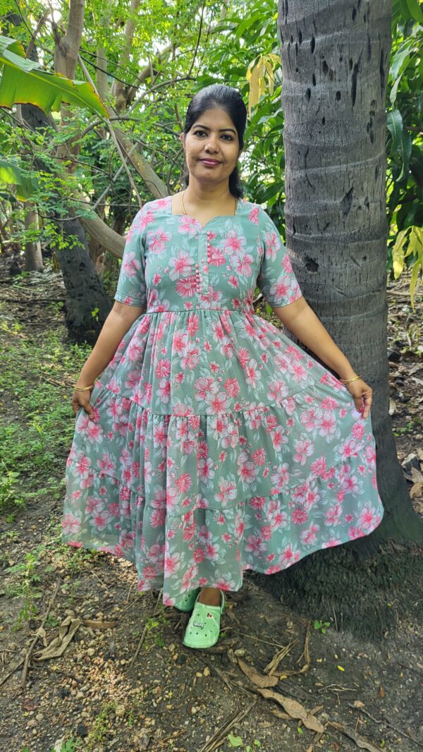 YANIRA 25-Georgette Maxi With Full Lining