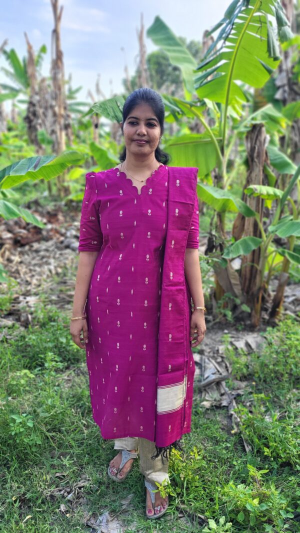 YANIRA 27- Raw Silk Premium Kurti Set With Lining