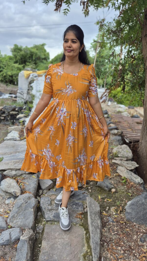 YANIRA 33-2 Tier Maxi dress