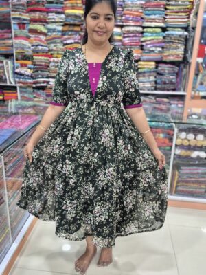 YANIRA 40-Georgette Maxi With Full Lining