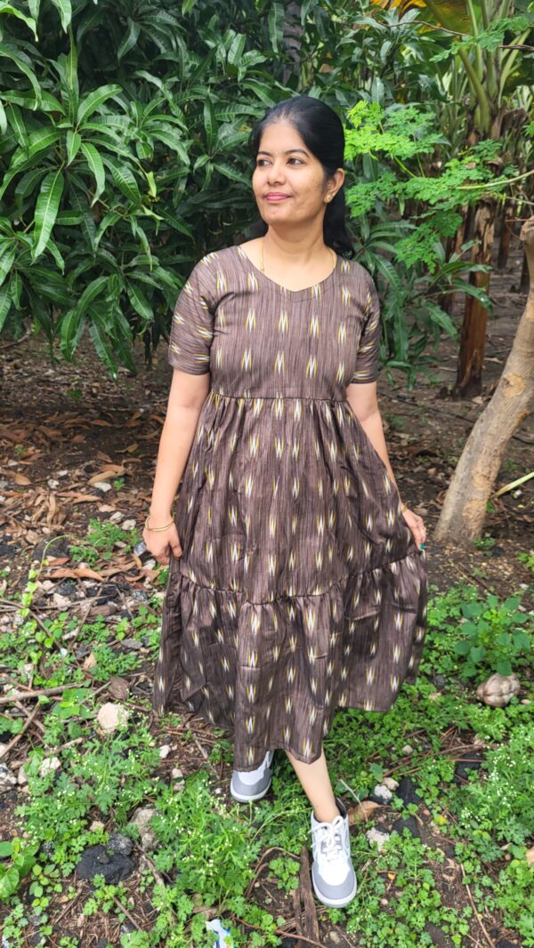 YANIRA 51 -2 Tier Cotton Maxi