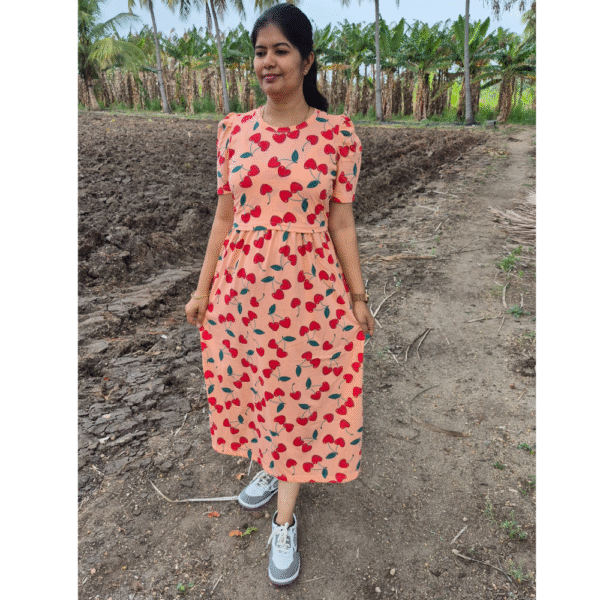 YAZS- YANIRA™ Zipless Maternity and Feeding Wear (Ankle Length)-ORANGE -FRUIT