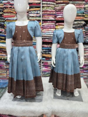 YA1033-Yanira™ Premium Kids Frock with Lining