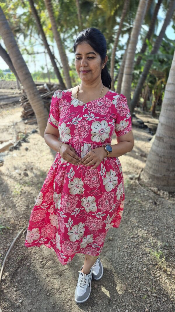 YANIRA 84 -Budget Friendly Maxi With Front Zip (Feeding ZIP)