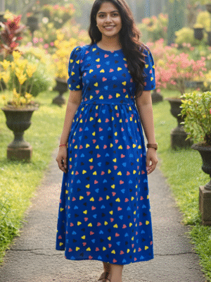 YANIRA™ Zipless Maternity and Feeding Wear (Ankle Length)-Pepsi Blue