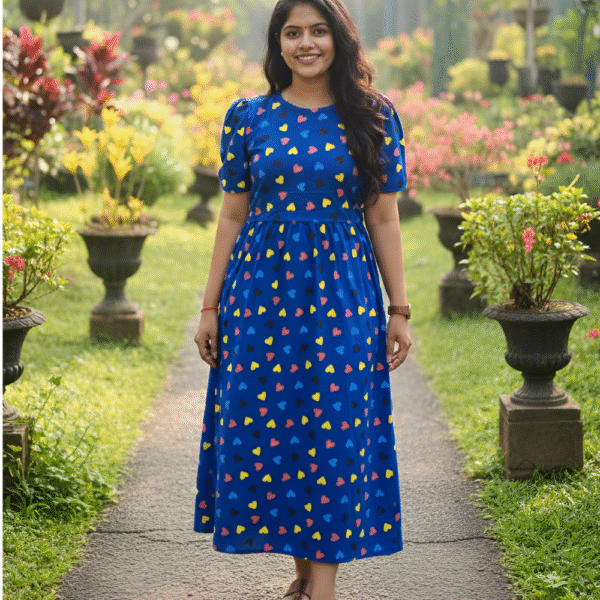 YANIRA™ Zipless Maternity and Feeding Wear (Ankle Length)-Pepsi Blue