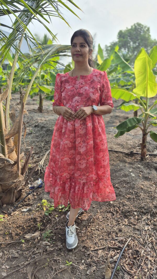 YANIRA 108-Fancy Kota Cotton Maxi With Full Lining