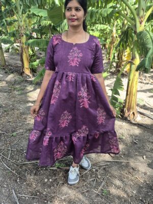 YANIRA147- 2 Tier Maxi With Full Lining