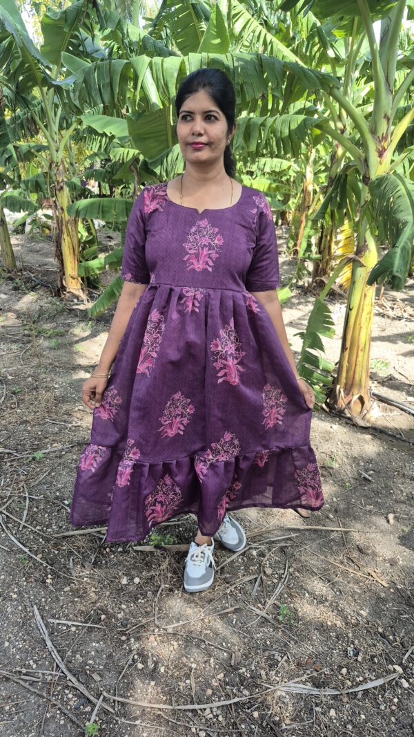 YANIRA147- 2 Tier Maxi With Full Lining
