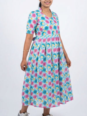 YANIRA159- Hakoba Collar Maxi With Full Lining